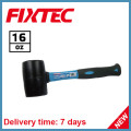 Martillo de goma de Fixtec Hand Tool 16oz con la manija de la fibra